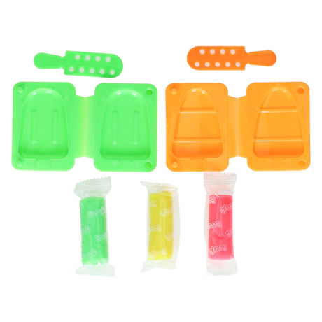 Juego de arcilla para hacer helado - 3 colores de arcilla - 6 piezas.