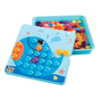 Kleurenbuttons met opbergbox blauw, 55dlg.