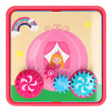 Lobbes Toys BV Gear Set juguetes educativos rosa 20 piezas colorido creativo.