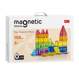 Juego de construcción magnético - 104 piezas.