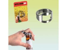Anillo como abridor de botellas de cerveza, por ejemplo.