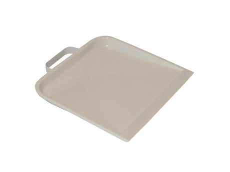 Recogedor de metal Luva con mango en forma de lazo 22,5x32 cm gris