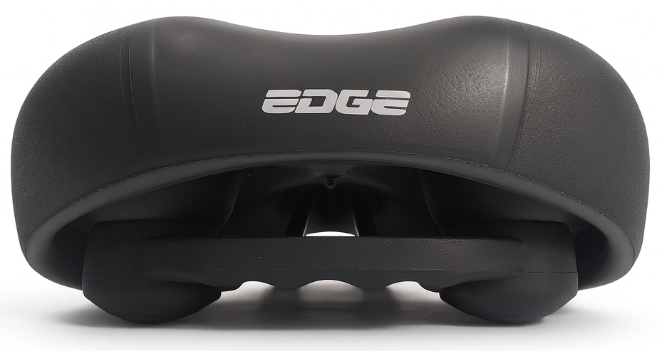 Edge Fietszadel City Protect With Corner Protection - Negro