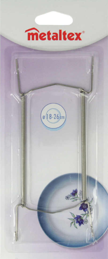 Colgador de platos metaltex 18-26cm.