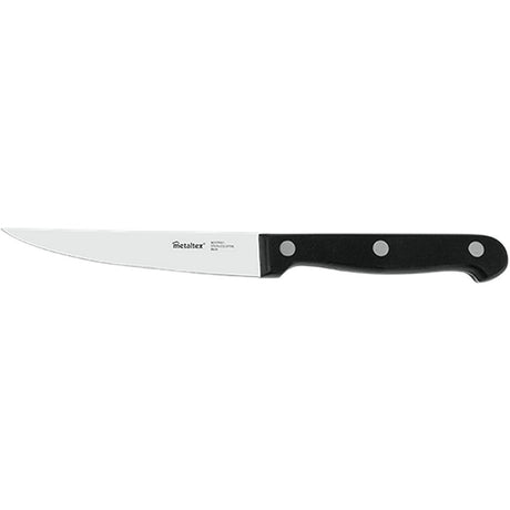 Cuchillo para carne profesional Metaltex 21 cm acero inoxidable negro
