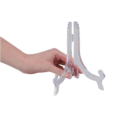 Soporte para platos Metaltex 18-26 cm acrílico transparente