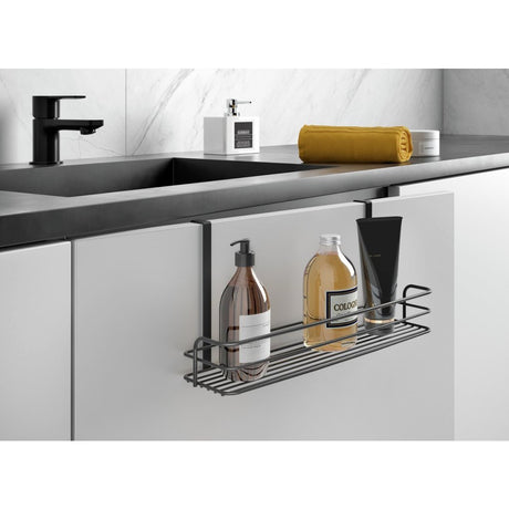 Estante de baño Metaltex 34x11x17 cm negro