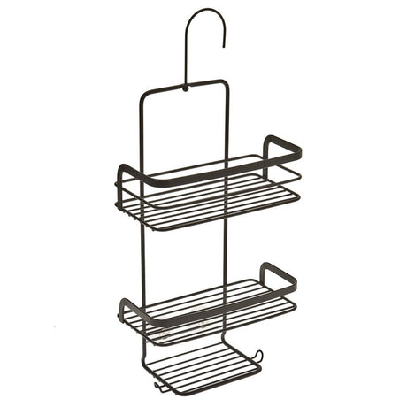 Metaltex Origin Line Fuge de ducha 3 pisos 23x12x38 cm negro