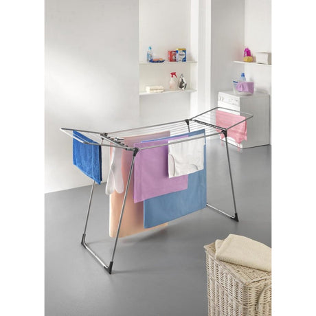 Metaltex tomado hidra plus tendedero línea 18 m 179x56x105 cm gris negro