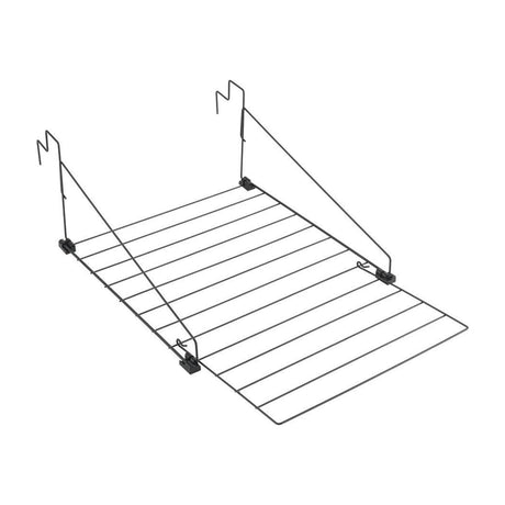 Metaltex tomado - tendedero La Haya - colgar en radiador, puerta, pared de ducha o balcón - 9 metros de longitud de secado - 5 años de garantía - negro mate