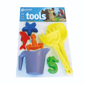 Juego de arena Adriático de 7 piezas.