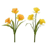 Decoris flor artificial narciso h60cm amarillo 2 surtidos