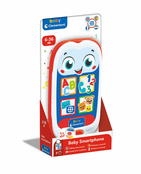 Teléfono inteligente para bebé Clementoni