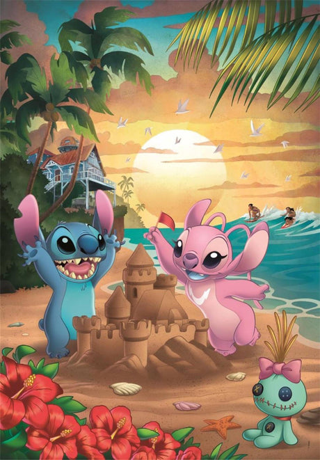 Clementoni - rompecabezas - 500 piezas - punto disney - caja compacta