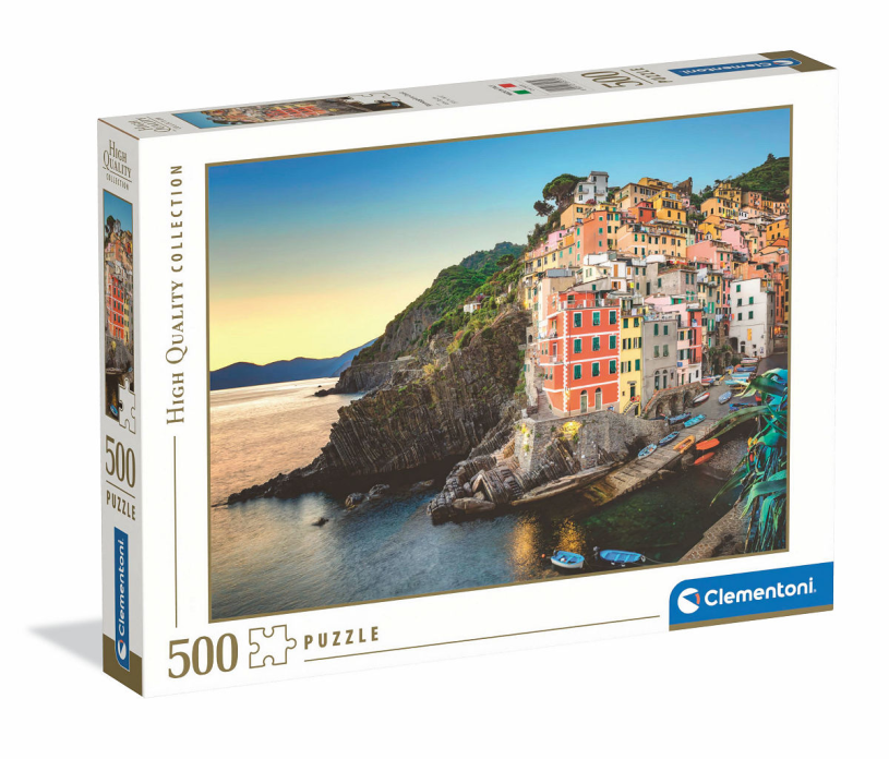 Clementoni rompecabezas costa de riomaggiore, 500 uds.
