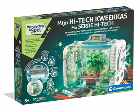 Clementoni ciencia y juego: mi kit de experimentos de invernadero de alta tecnología