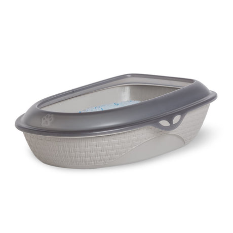 Bama pet caja de arena sabbia 59,5x40,3x17,9 cm gris