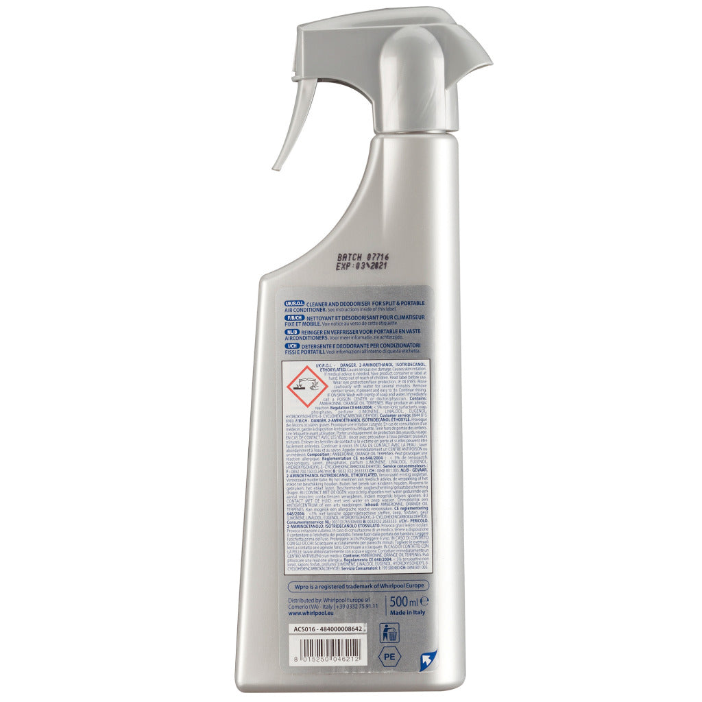 Limpiador aire acondicionado wpro 500 ml