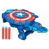 Nerf marvel mech strike cazadores de monstruos capitan america
