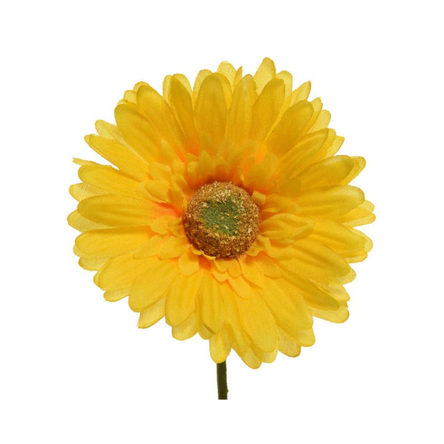 Decoris flor artificial gerbera h50cm amarillo