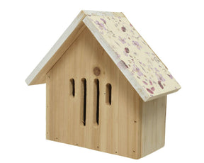 Decoris casita para insectos pino l10-w21,5-h20cm rosa claro