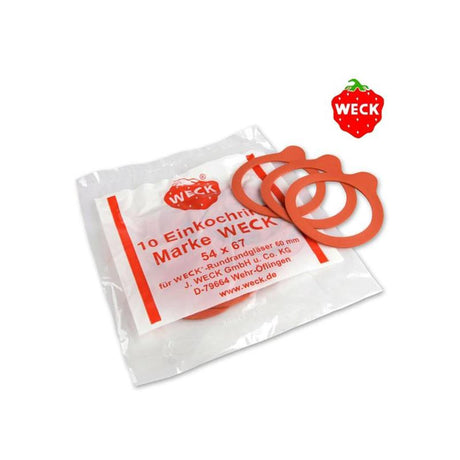 Anillas weck ø60mm 54x67mm bolsa de 10 piezas
