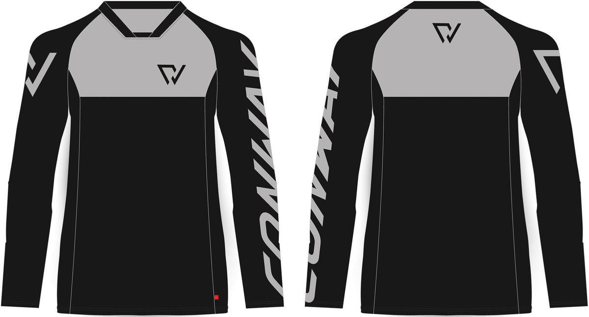 Camisa manga larga Conway freeride jersey ls freeride jersey ls talla s negro gris