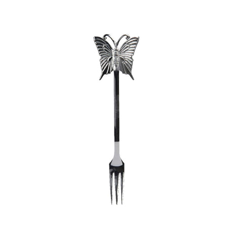 Juego de tenedores de repostería Decoris 4 piezas acero inoxidable l15cm plata