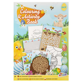 Grafix Pascua libro para colorear y actividades A4, 64 páginas, edad a partir de 3 años