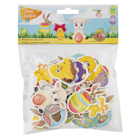 Pegatinas de espuma de Pascua Grafix de aprox. 30 piezas