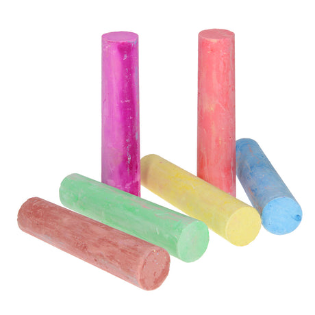 Toi-toys toi toys tiza tiza para acera 6 piezas en caja
