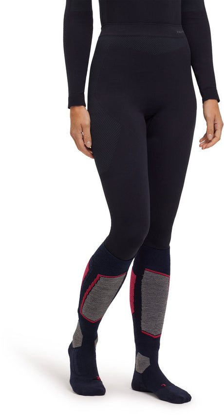 Falke medias largas y cálidas ropa interior funcional larga y funcional de secado rápido para mujer negro - talla l