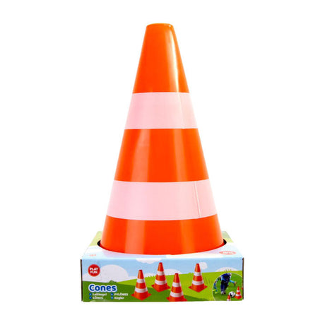 Playfun conos de tráfico 4 piezas 13,5x13,5x24cm