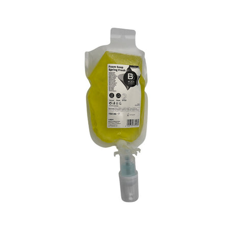 Jabón en espuma Satino negro primavera fresco (6x 750 ml)