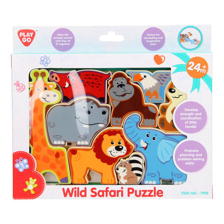 Safari de rompecabezas de Playgo
