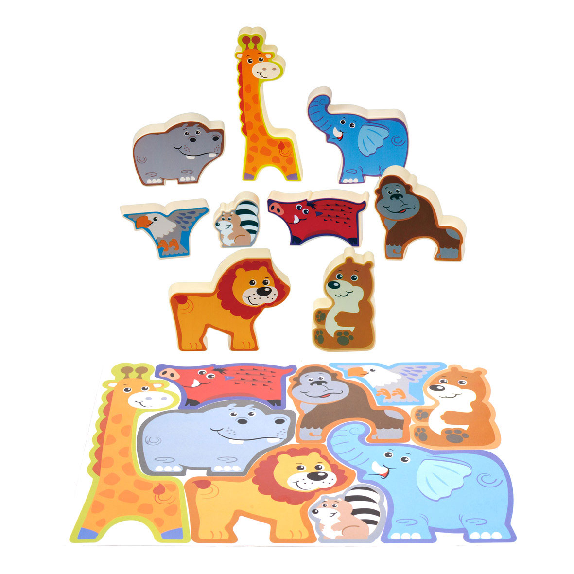 Safari de rompecabezas de Playgo