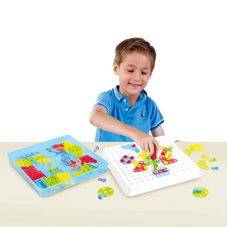 Juego de construcción Playgo mosaico - 180 piezas.