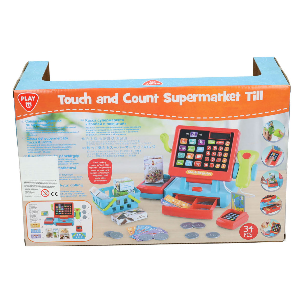 Caja registradora de juguete Playgo - 37 uds.