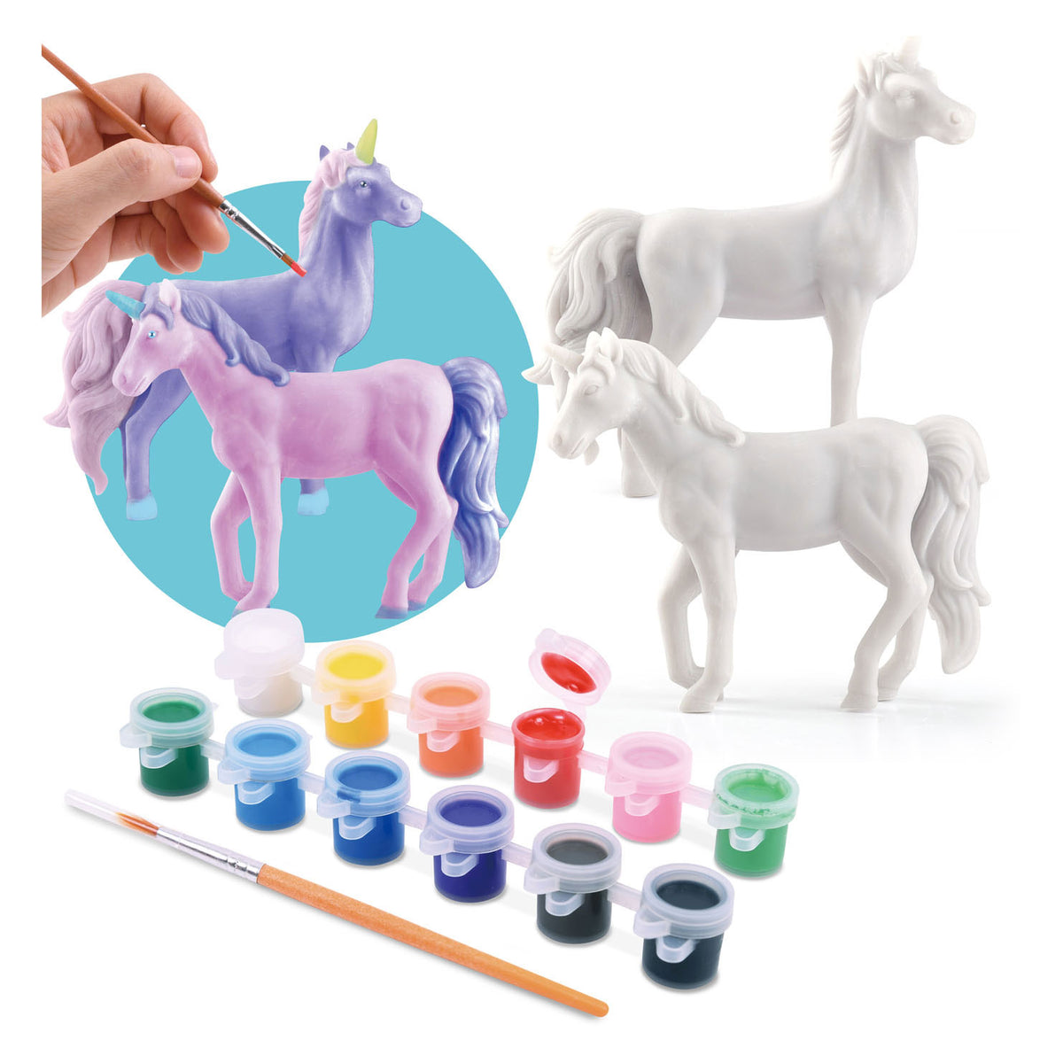 Playgo pinta tus propios unicornios - 15 uds.