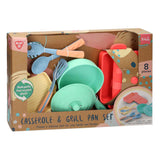 Juego de sartén y sartén Playgo - 8 piezas.
