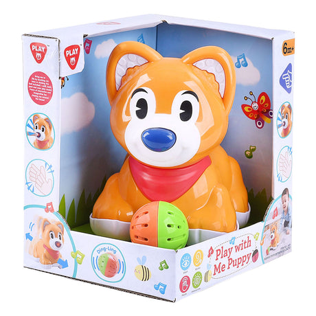 Playgo bebe cachorro interactivo con pelota