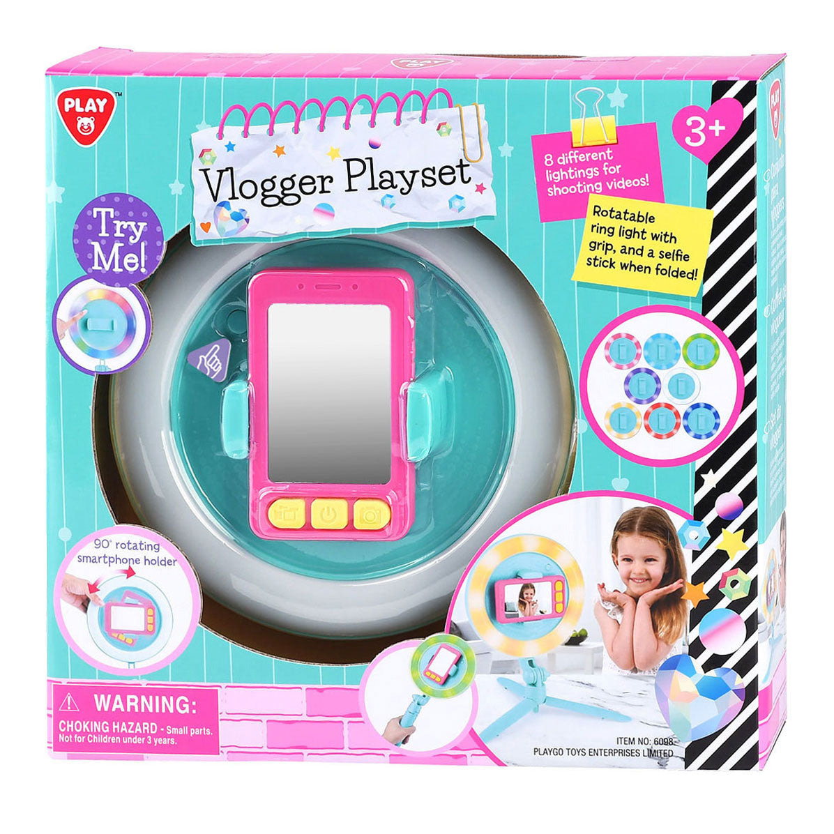 Set de juego Playgo vlogger - 2 piezas.