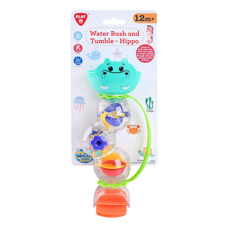 Playgo hipopótamo molino de agua con ventosas