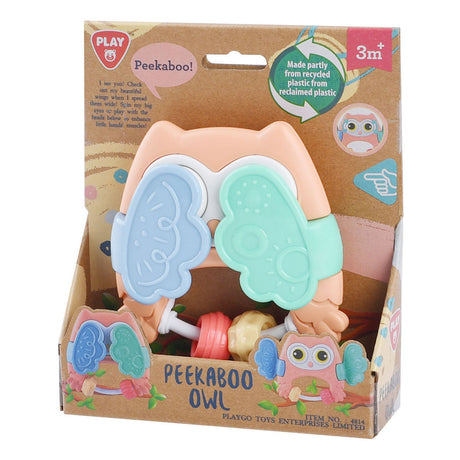 Anillo de agarre de búho peekaboo de Playgo