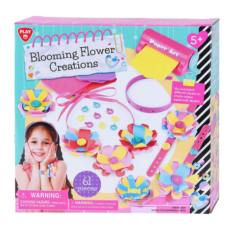 Play Haz tu propio juego de manualidades Flower Creations, 61 piezas.