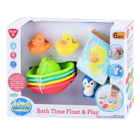 Libro de baño y juguetes de baño Playgo - 8 uds.