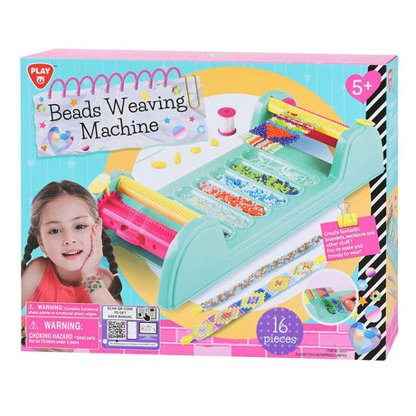 Playgo haz tu propio juego de máquina para tejer pulseras - 16 piezas.
