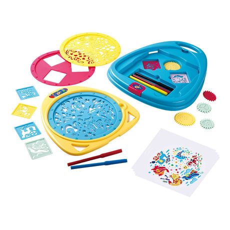 Juego de dibujo de mandala mágico de Playgo - 27 piezas.