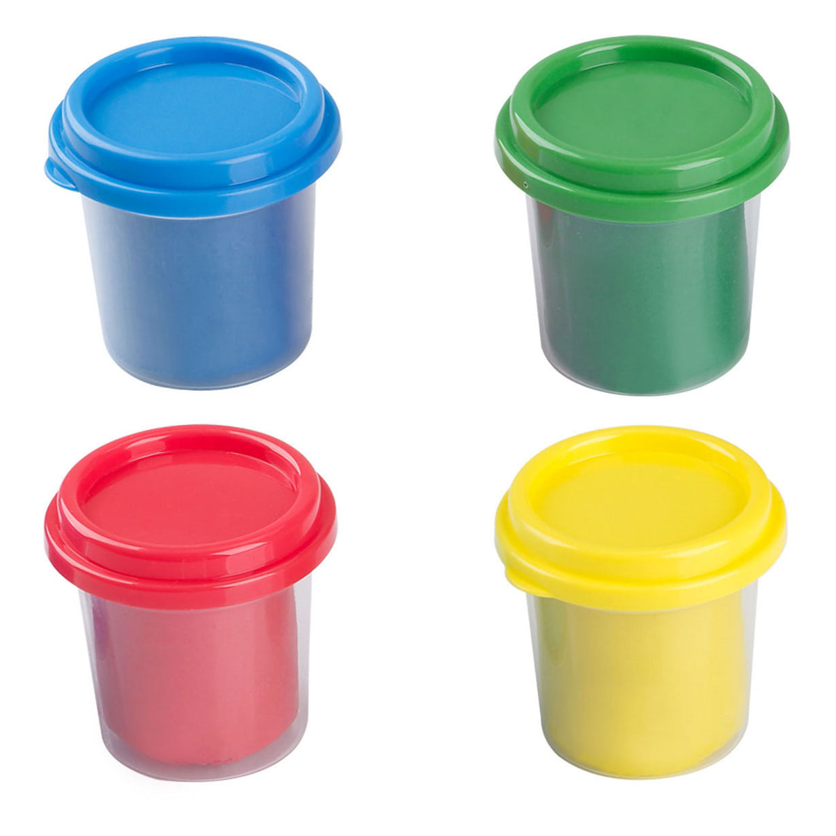 Juego de arcilla Playgo 4 colores - 4x56gram