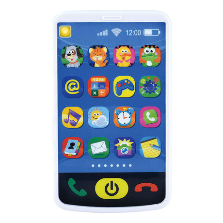 Juguete smartphone Playgo baby con sonido y luz para niños.